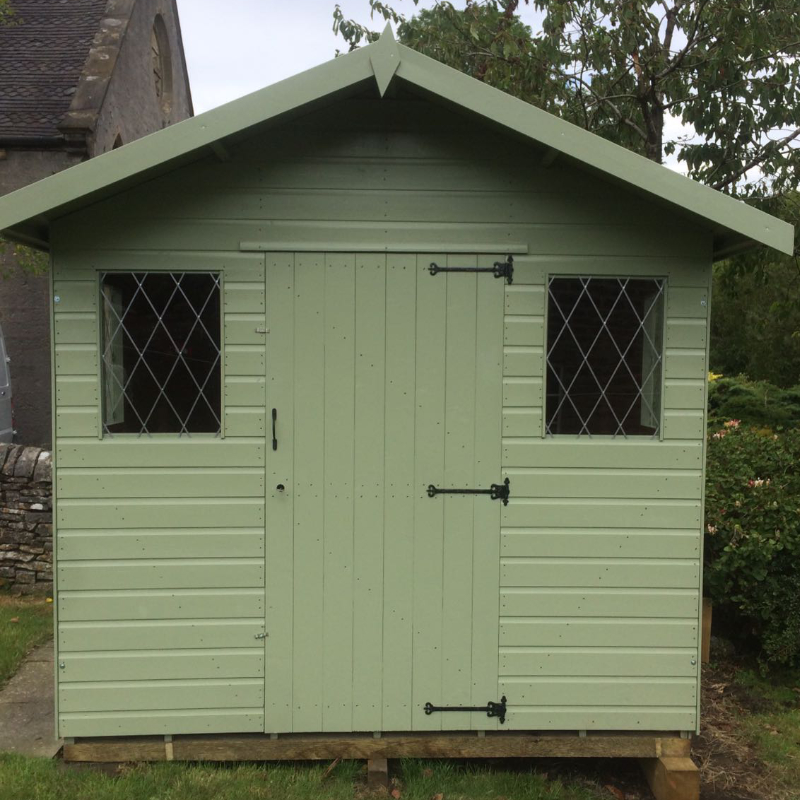 Bards 8’ x 6’ Supreme Custom Apex Hobby Shed - Tanalised or Pre Painted