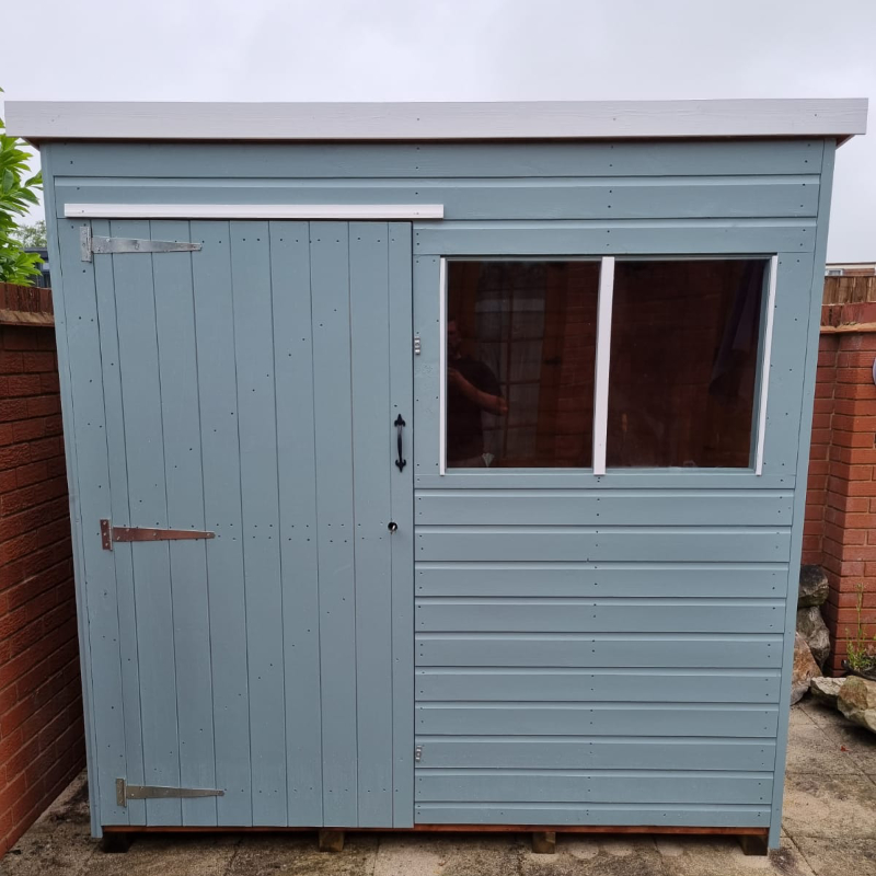 Bards 10’ x 8’ Supreme Custom Pent Shed - Tanalised or Pre Painted