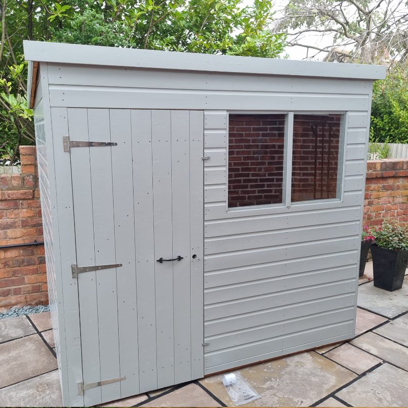 Bards 6’ x 10’ Supreme Custom Pent Shed - Tanalised or Pre Painted