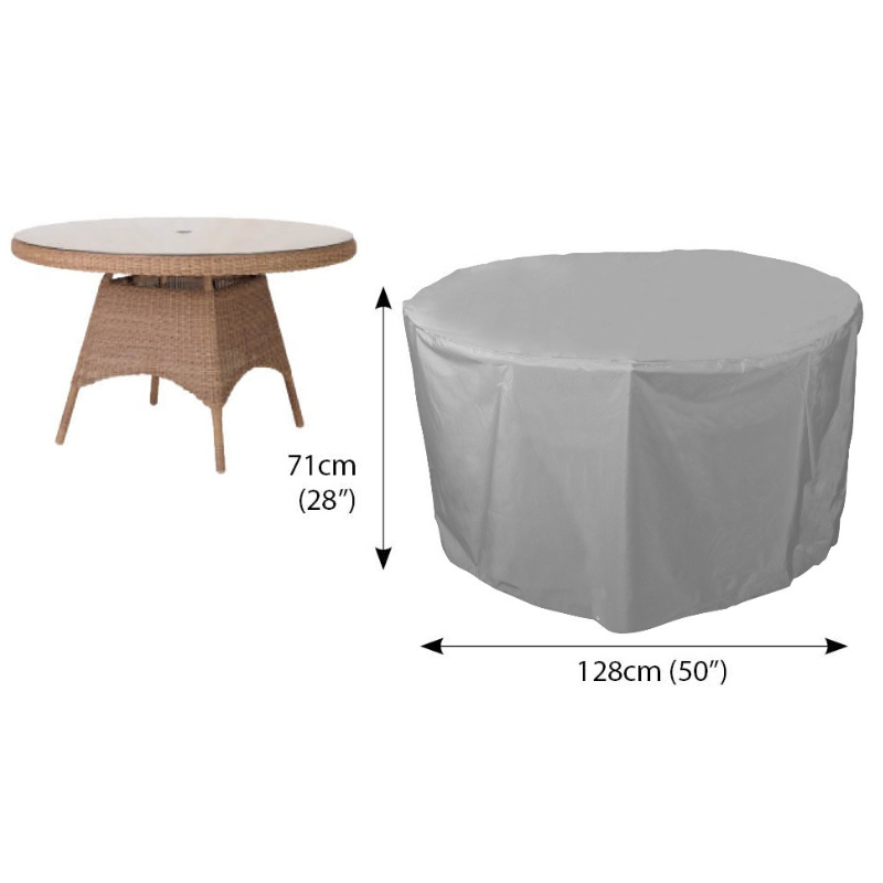 Classic Protector 6000 Circular Table Cover - 4/6 Seat - Grey