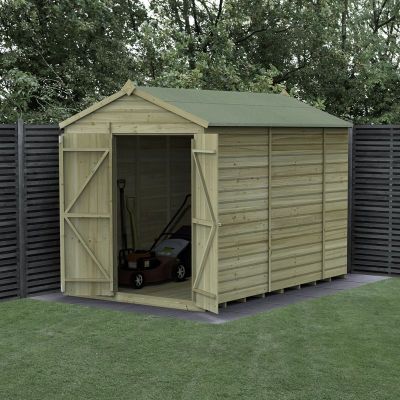 Hartwood 6' x 10' Pressure Treated Double Door Windowless Shiplap Apex Shed