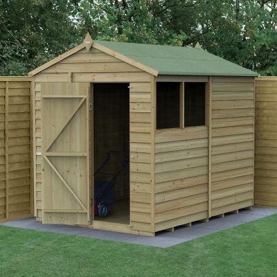 Hartwood Life Time 6' x 8' Overlap Pressure Treated Apex Shed