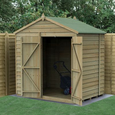 Hartwood Life Time 7' x 5' Double Door Windowless Pressure Treated Overlap Apex Shed