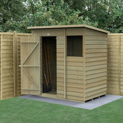 Hartwood Life Time 6' x 4' Overlap Pressure Treated Pent Shed