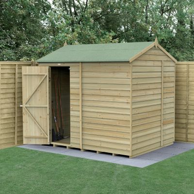 Hartwood Life Time 8' x 6' Windowless Pressure Treated Overlap Reverse Apex Shed