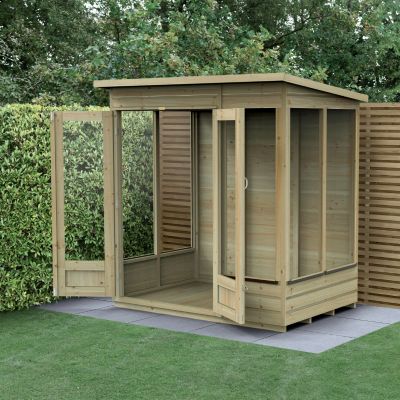 Hartwood 6' x 4' Worcester Pressure Treated Shiplap Pent Summer House