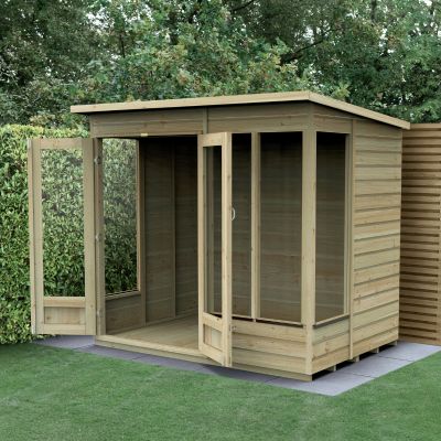 Hartwood 7' x 5' Worcester Pressure Treated Shiplap Pent Summer House