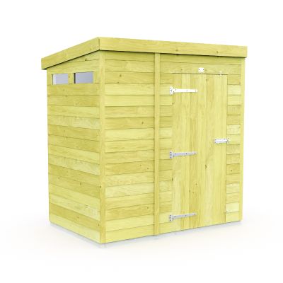 Holt 7' x 4' Pressure Treated Shiplap Modular Pent Security Shed