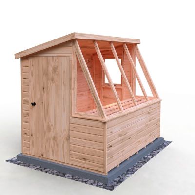 Loxley 6' x 8' Shiplap Potting Shed - Right Sided