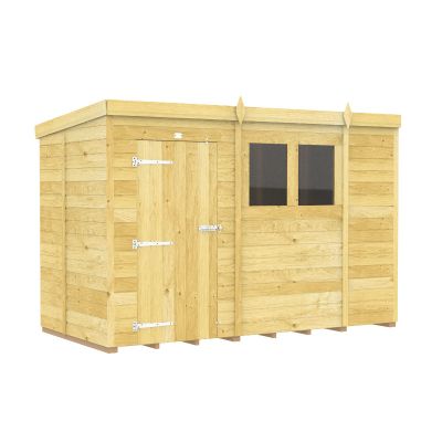 Holt 10' x 5' Pressure Treated Shiplap Modular Pent Shed