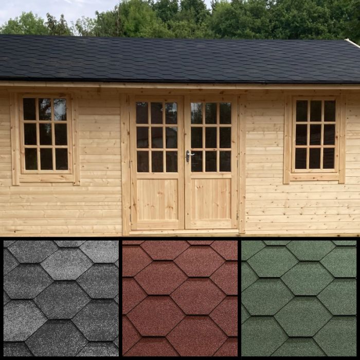 AGB Log Cabin Shingles - Supply & Fit - Up to 3m