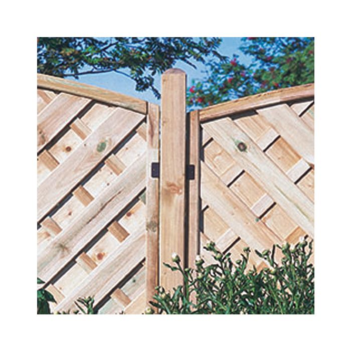 Hartwood 6' Dome Top Fence Post - 90mm