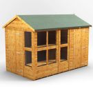Oren 10' x 6' Apex Combi Potting Shed with Side Store - 4ft