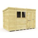 Holt 10' x 6' Pressure Treated Shiplap Modular Pent Shed