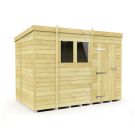 Holt 10' x 7' Pressure Treated Shiplap Modular Pent Shed