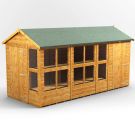 Oren 14' x 6' Apex Combi Potting Shed with Side Store - 4ft