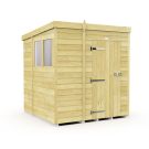 Holt 6' x 7' Pressure Treated Shiplap Modular Pent Shed