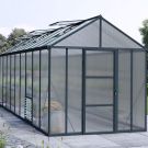 Palram - Canopia 8' x 20' Glory Anthracite Polycarbonate Greenhouses