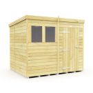 Holt 8' x 6' Pressure Treated Shiplap Modular Pent Shed