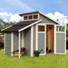 Rowlinson 7' x 7' Skylight Shed With Store - Grey