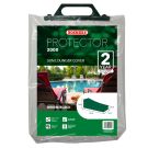 Classic Protector 2000 Sun Lounger Cover - Green / Black