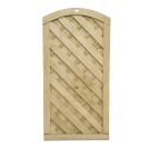Hartwood 6' x 3' Weave Curved Gate