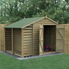 Hartwood LifeTime 6' x 8' Double Door Windowless Pressure Treated Overlap Lean-To Apex Shed