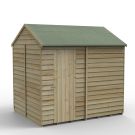 Hartwood 8' x 6' Windowless Pressure Treated Overlap Reverse Apex Shed