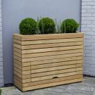 Hartwood Linear Tall Planter With Storage