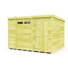 Holt 10' x 8' Pressure Treated Shiplap Modular Pent Security Shed