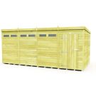 Holt 16' x 8' Pressure Treated Shiplap Modular Pent Security Shed