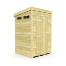 Holt 4' x 4' Pressure Treated Shiplap Modular Pent Security Shed
