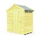 Holt 7' x 4' Pressure Treated Shiplap Modular Apex Security Shed