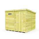 Holt 7' x 8' Pressure Treated Shiplap Modular Pent Security Shed