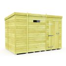 Holt 9' x 7' Pressure Treated Shiplap Modular Pent Security Shed