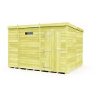 Holt 9' x 8' Pressure Treated Shiplap Modular Pent Security Shed