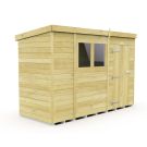 Holt 10' x 4' Pressure Treated Shiplap Modular Pent Shed