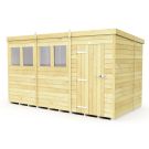 Holt 12' x 7' Pressure Treated Shiplap Modular Pent Shed