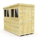 Holt 4' x 8' Pressure Treated Shiplap Modular Pent Shed