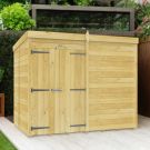 Holt 8' x 5' Double Door Shiplap Pressure Treated Modular Pent Shed