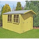 Loxley 10' x 7' Pressure Treated Double Door Apex Shed