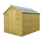 Loxley 6' x 8' Pressure Treated Windowless Overlap Apex Shed