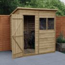 Hartwood 6 x 4 Overlap Pressure Treated Pent Shed