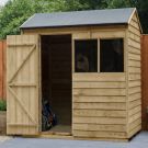Hartwood 6' x 4' Overlap Pressure Treated Reverse Apex Shed