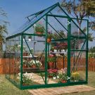 Palram - Canopia 6' x 6' Harmony Green Polycarbonate Greenhouse