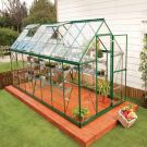 Palram - Canopia 6' x 14' Harmony Green Polycarbonate Greenhouse