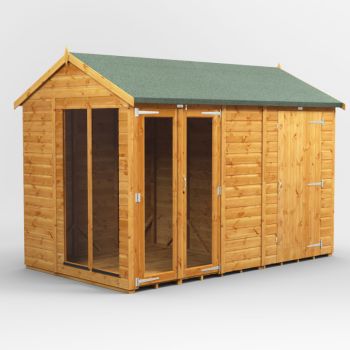 Oren 10' x 6' Apex Combi Summer House with Side Store - 4ft