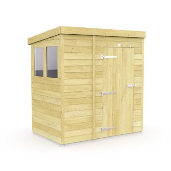 Holt 6' x 4' Pressure Treated Shiplap Modular Pent Shed