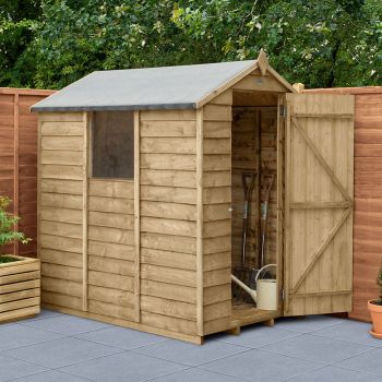 Hartwood 4' x 6' Overlap Pressure Treated Apex Shed