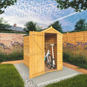 Adley 4' x 6' Windowless Overlap Apex Shed